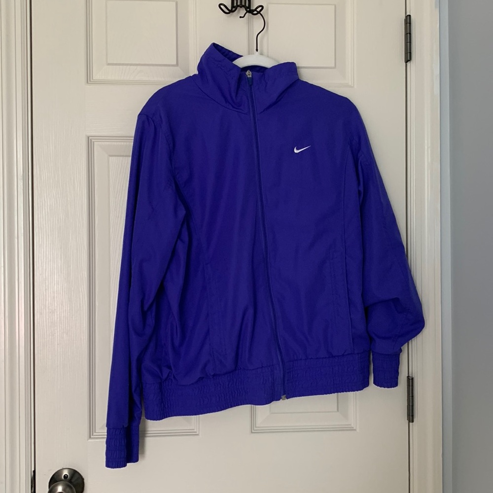 Nike Blueberry zip-up windbreaker (no hood).